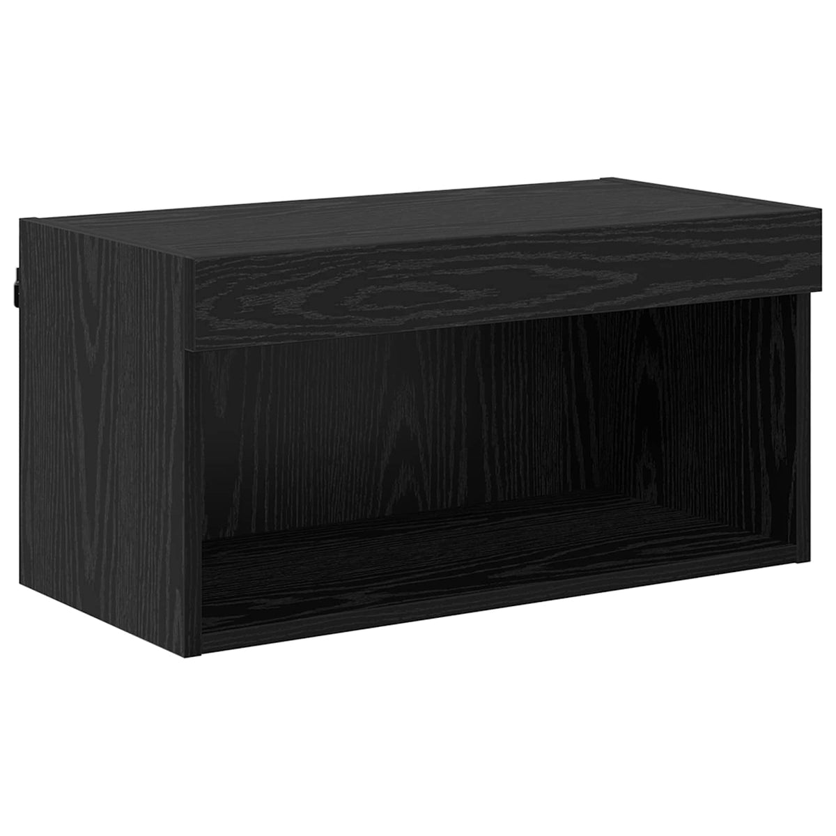 TV-skab 8 stk. Sort eg Glas