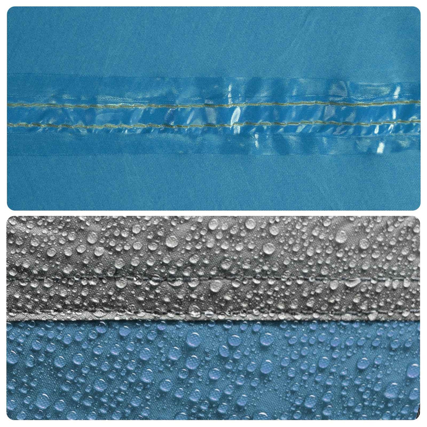 Familietelt 18-personers Blå 185T Polyester med PU Coating