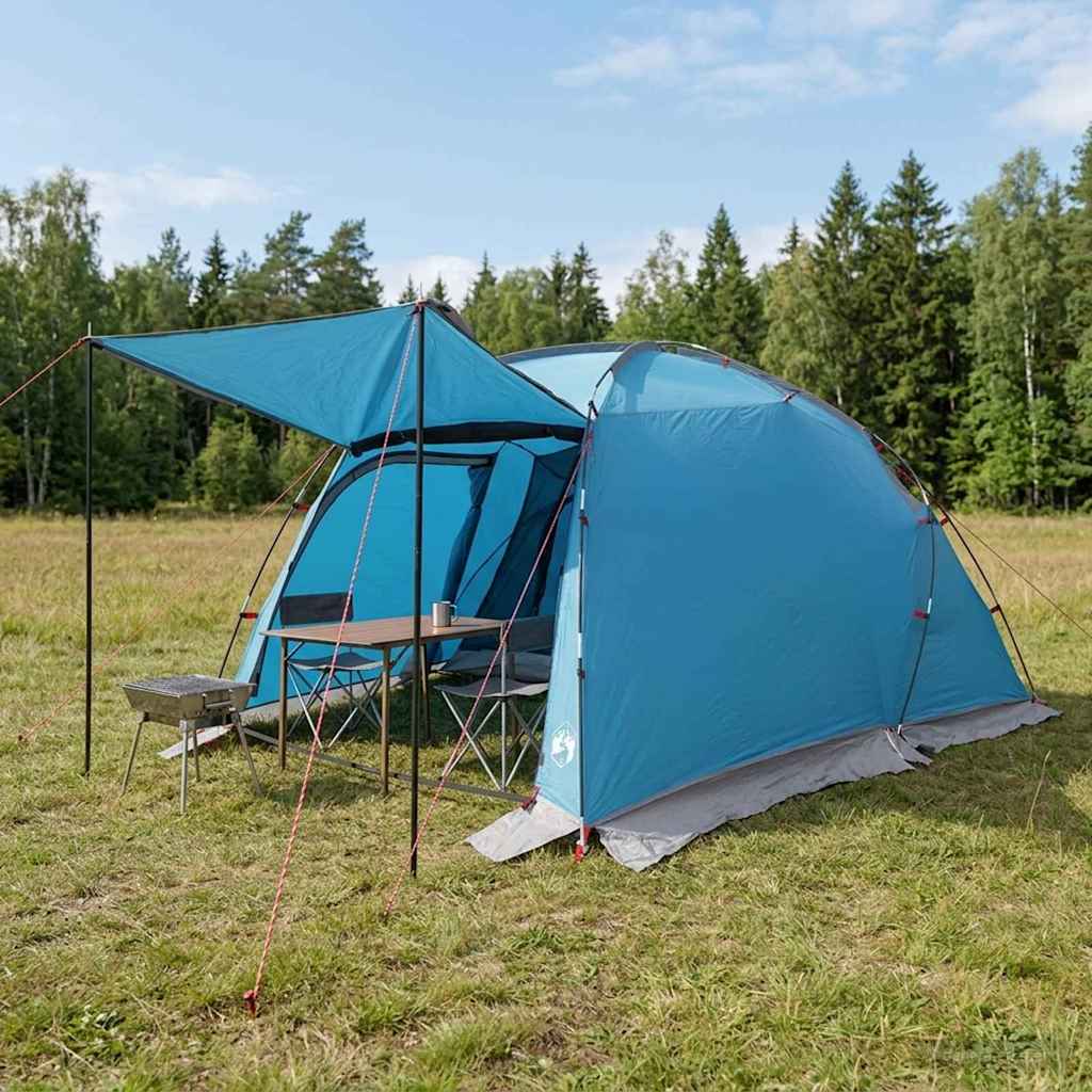 Tunneltelt Blå 361 x 235 x 147 cm 185T Polyester med PU Coating