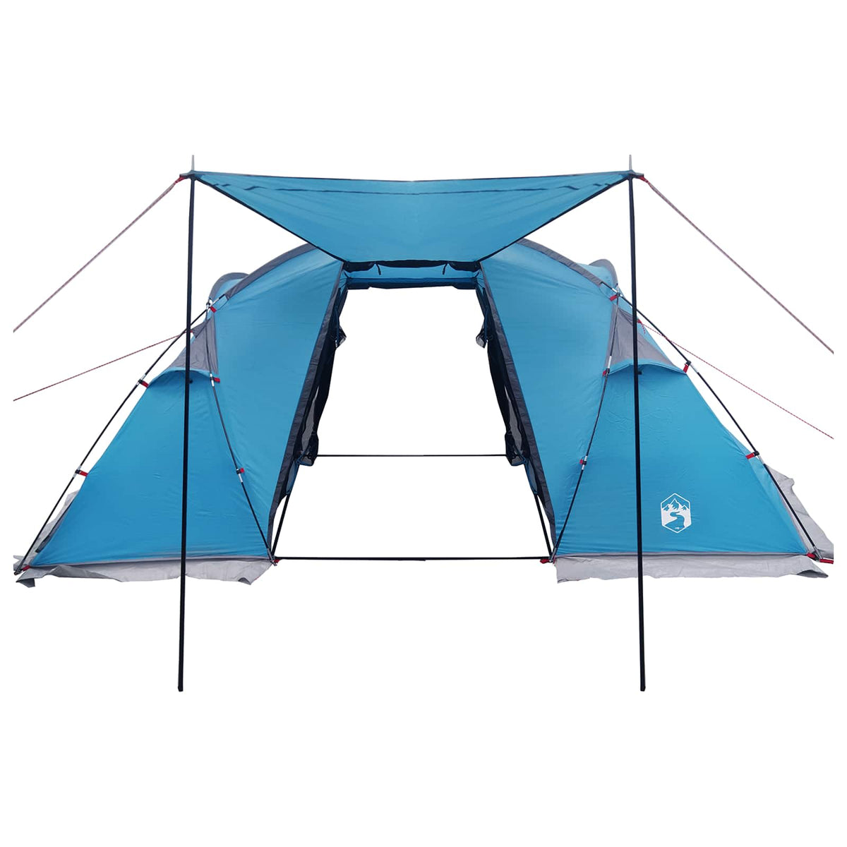 Tunneltelt 520 x 260 x 175 cm Blå 185T Polyester med PU Coating
