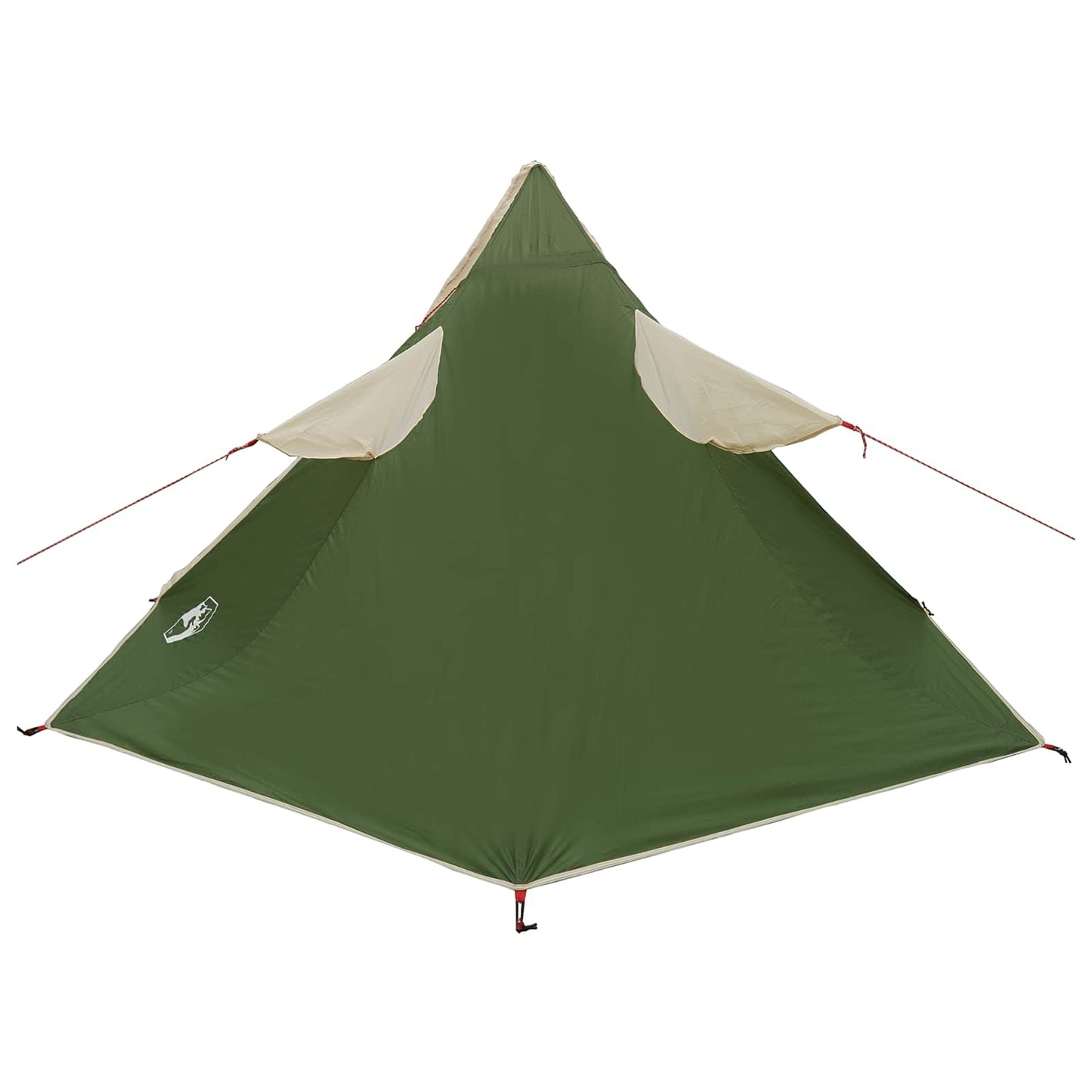 2-i-1 regnponcho med hætte 262 x 126 x 130 cm Grøn