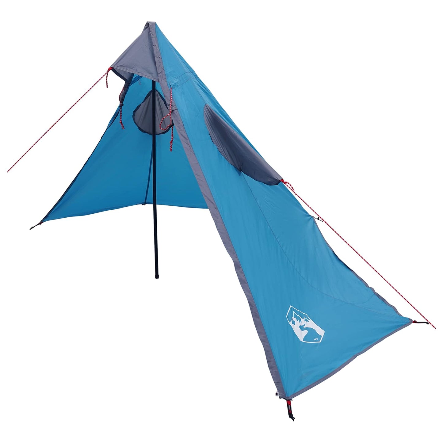 2-i-1 regnponcho med hætte 262 x 126 x 130 cm Blå