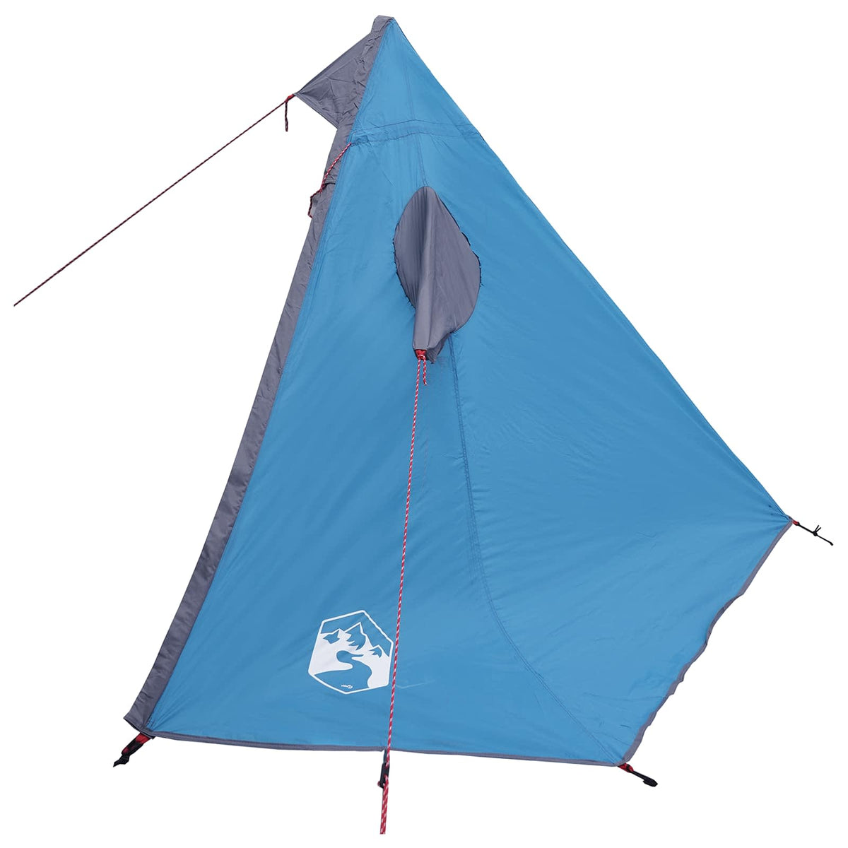 2-i-1 regnponcho med hætte 262 x 126 x 130 cm Blå