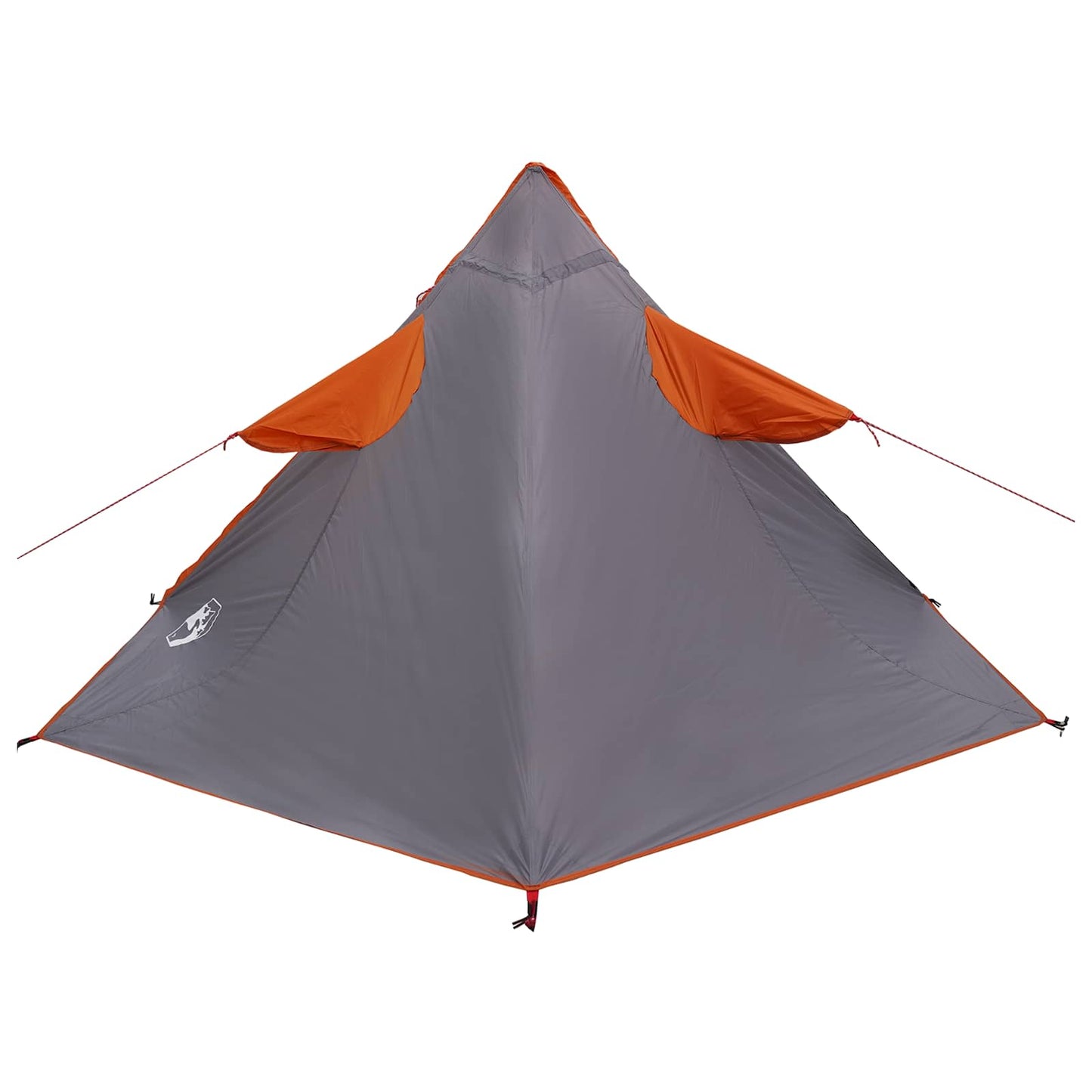 2-i-1 regnponcho med hætte 262 x 126 x 130 cm Grå og orange