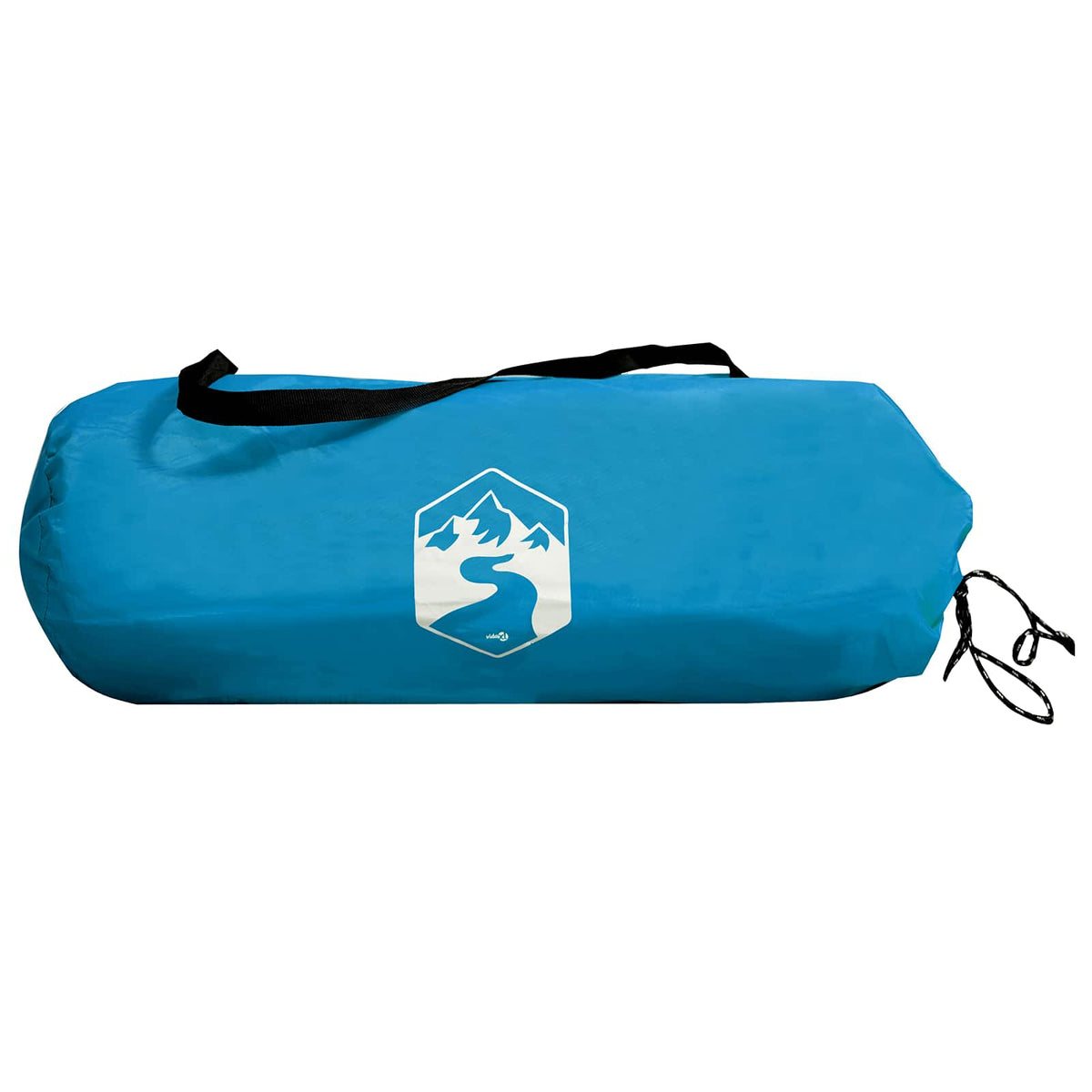 Backpacking Telt 2-personers Blå 185T Polyester med PU Coating