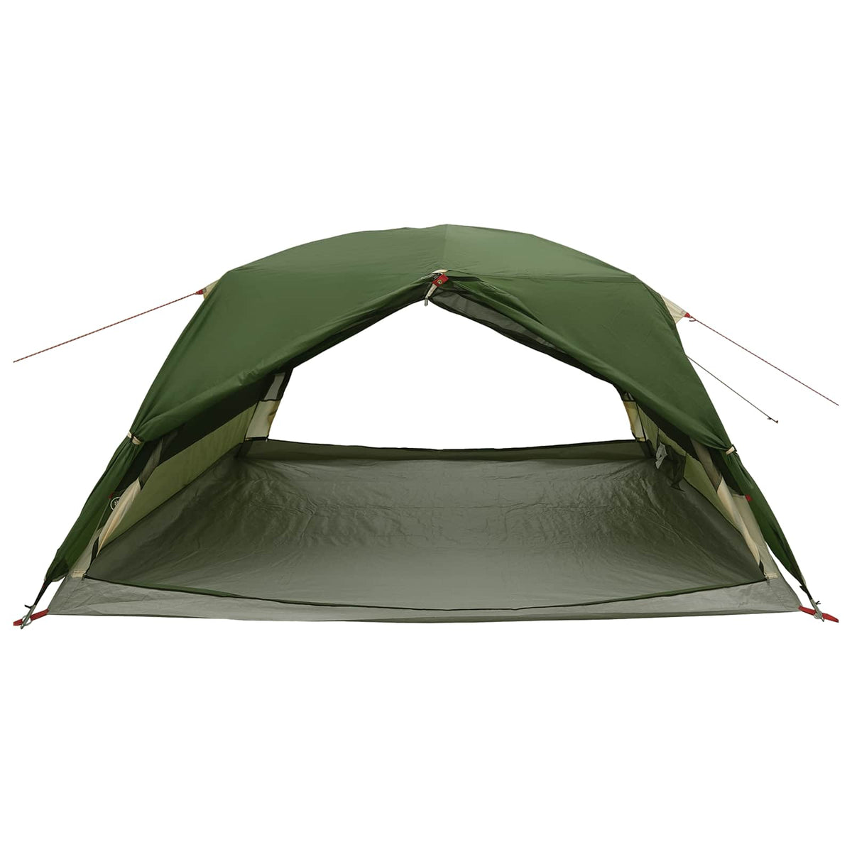 Backpacking Telt 4-personers Grøn 185T Polyester med PU Coating
