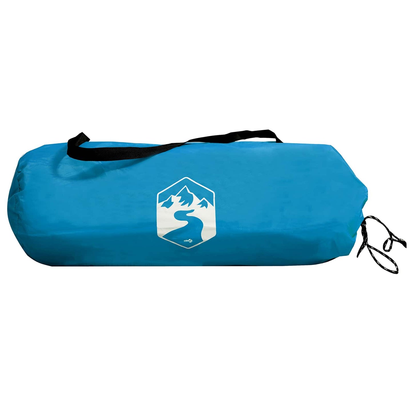 Backpacking Telt 4-personers Blå 185T Polyester med PU Coating