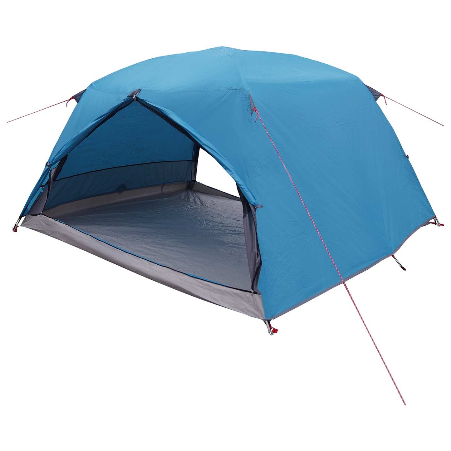 Backpacking Telt 4-personers Blå 185T Polyester med PU Coating