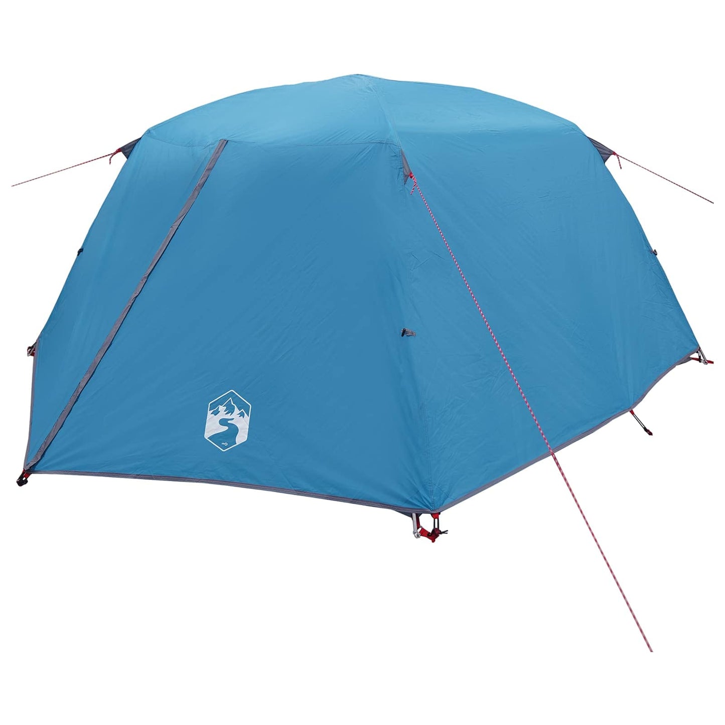 Backpacking Telt 4-personers Blå 185T Polyester med PU Coating