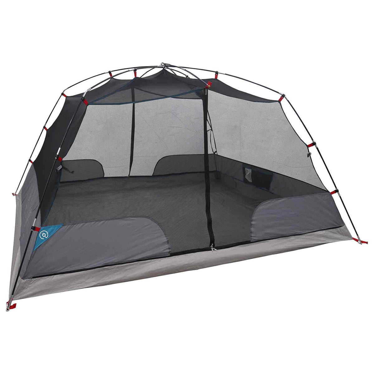 Backpacking Telt 4-personers Blå 185T Polyester med PU Coating