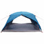 Backpacking Telt 4-personers Blå 185T Polyester med PU Coating