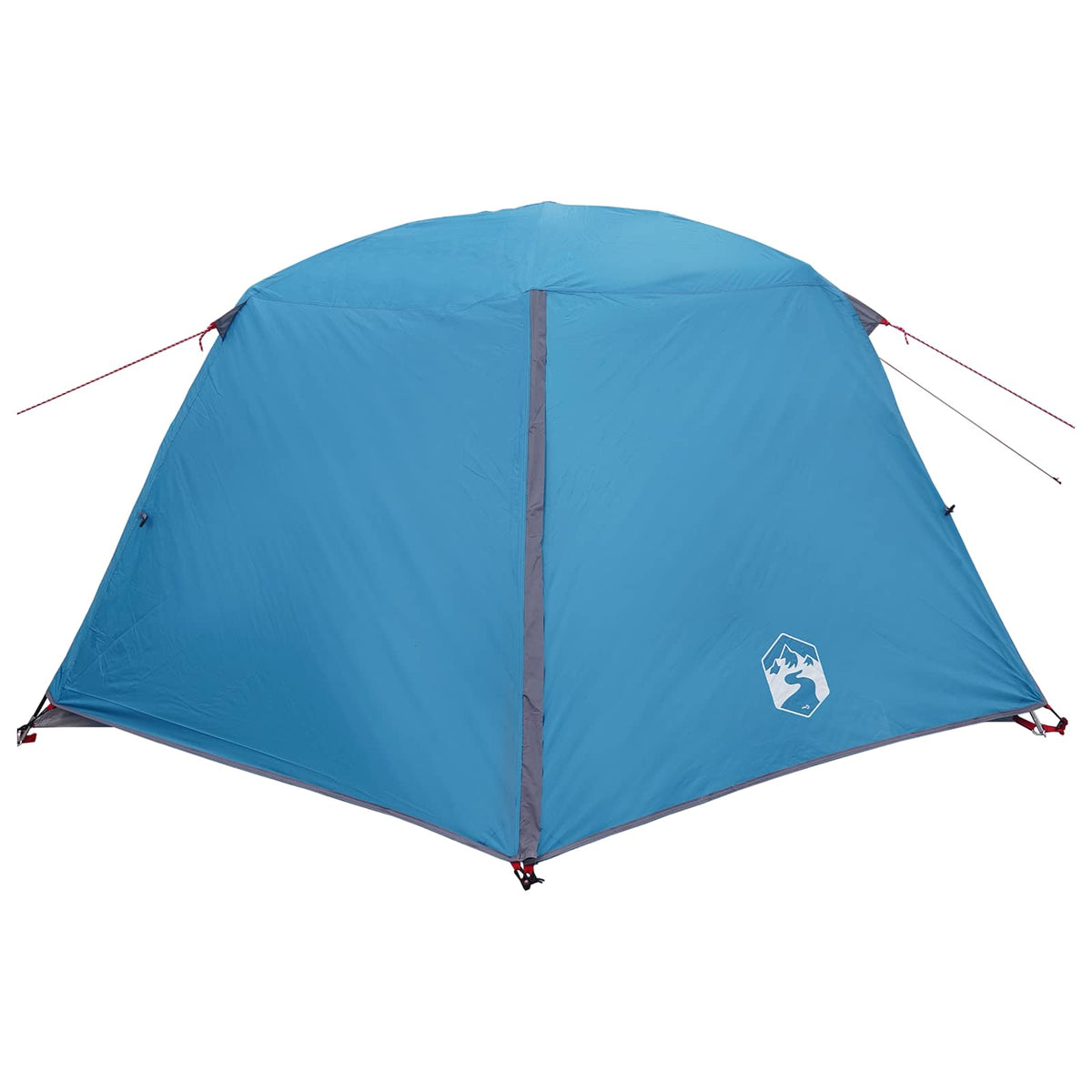Backpacking Telt 4-personers Blå 185T Polyester med PU Coating