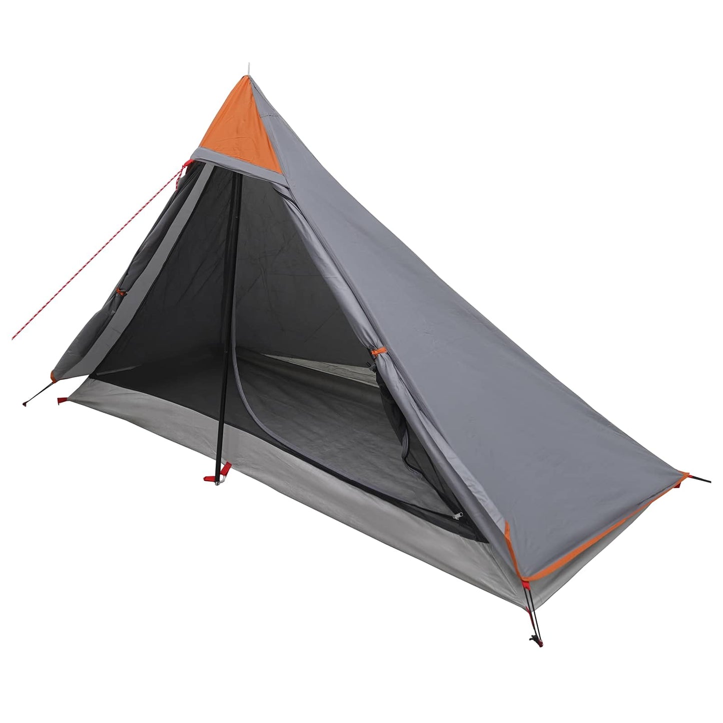 Backpacking Telt 222 x 85 x 125 cm Grå og orange