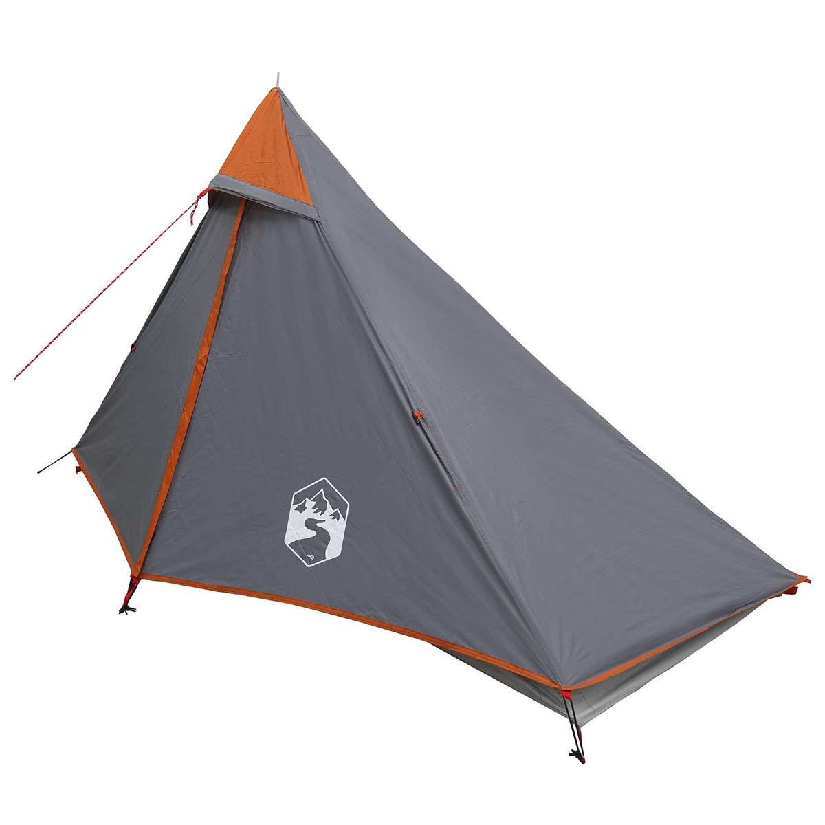 Backpacking Telt 222 x 85 x 125 cm Grå og orange