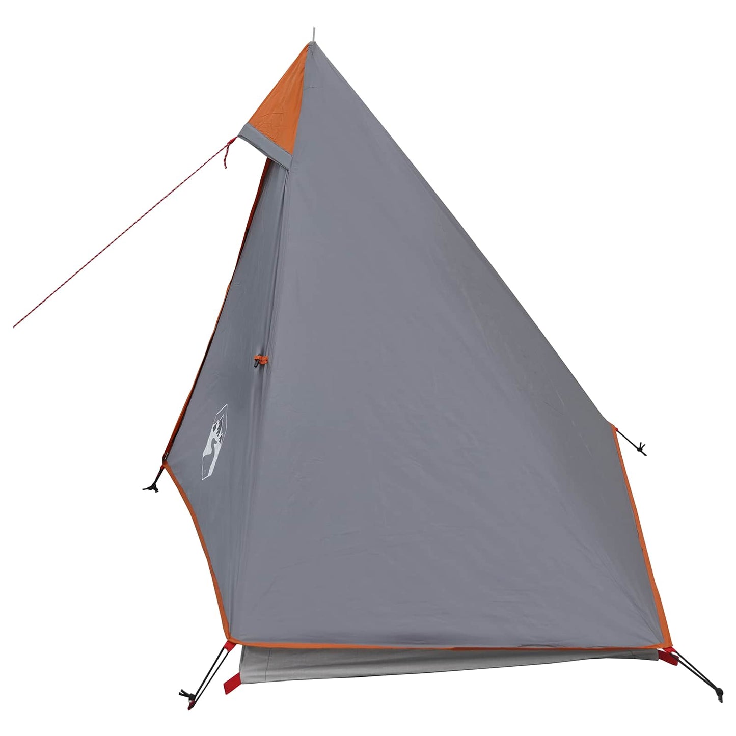 Backpacking Telt 222 x 85 x 125 cm Grå og orange