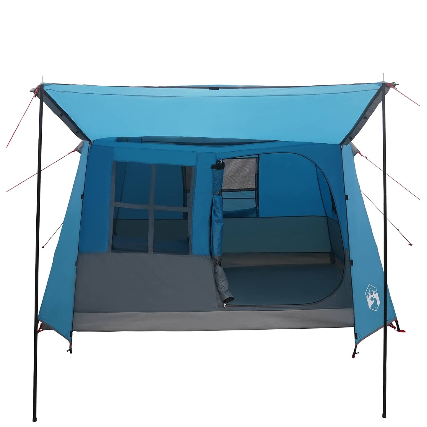 Tunneltelt 275 x 240 x 200 cm Blå 185T Polyester med PU Coating