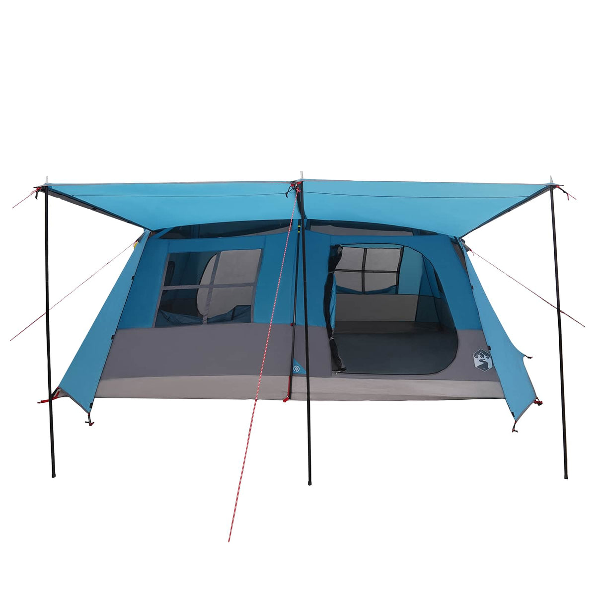 Tunneltelt Blå 400 x 278 x 182 cm 185T Polyester med PU Coating