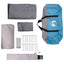 Tunneltelt 560 x 395 x 212 cm Blå 185T Polyester med PU Coating