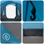 Tunneltelt 560 x 395 x 212 cm Blå 185T Polyester med PU Coating