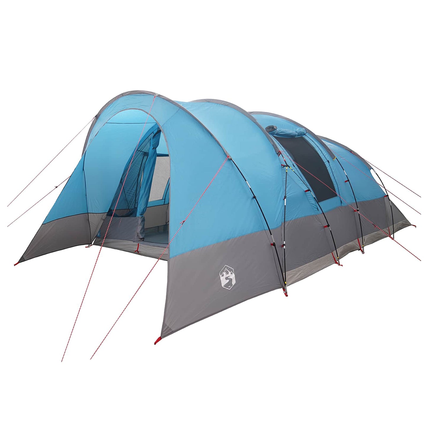 Tunneltelt 560 x 395 x 212 cm Blå 185T Polyester med PU Coating
