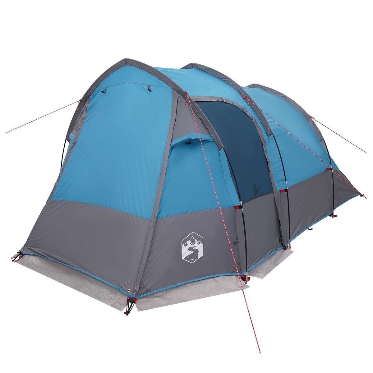 Tunneltelt 390 x 215 x 152 cm Blå 185T Polyester med PU Coating