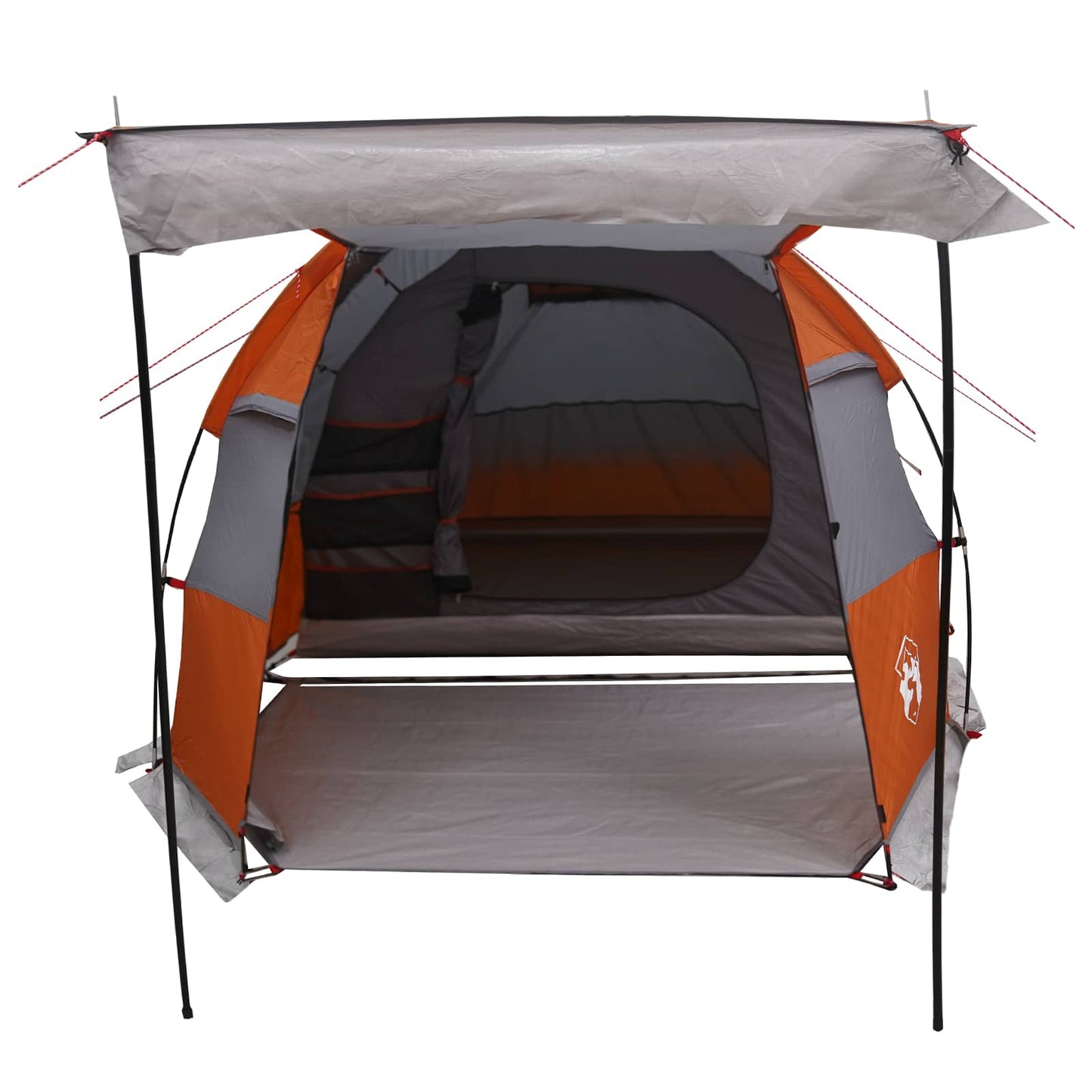 Tunneltelt Grå og orange 390 x 215 x 152 cm