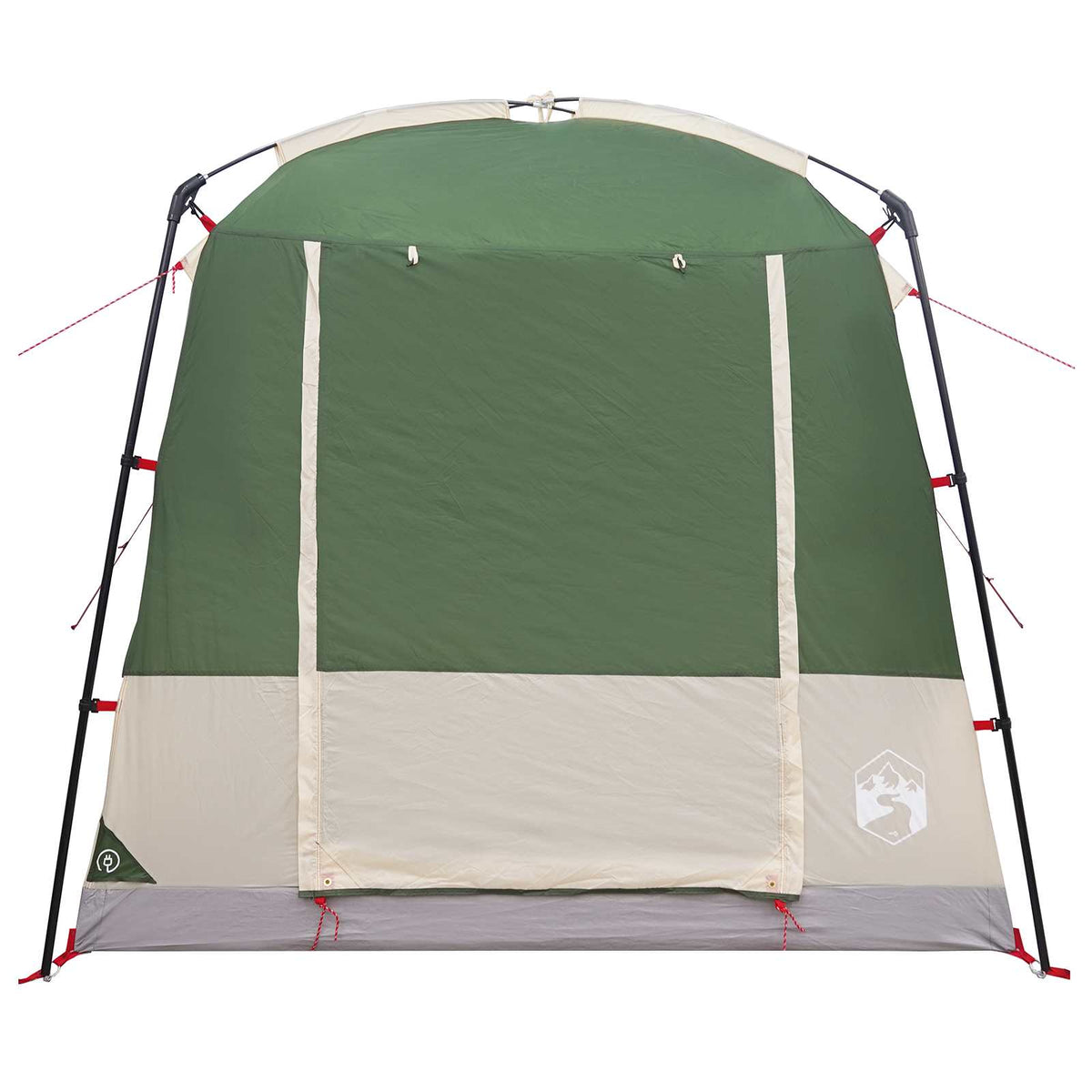 Party Tent 4-personers Grøn 185T Polyester med PU Coating