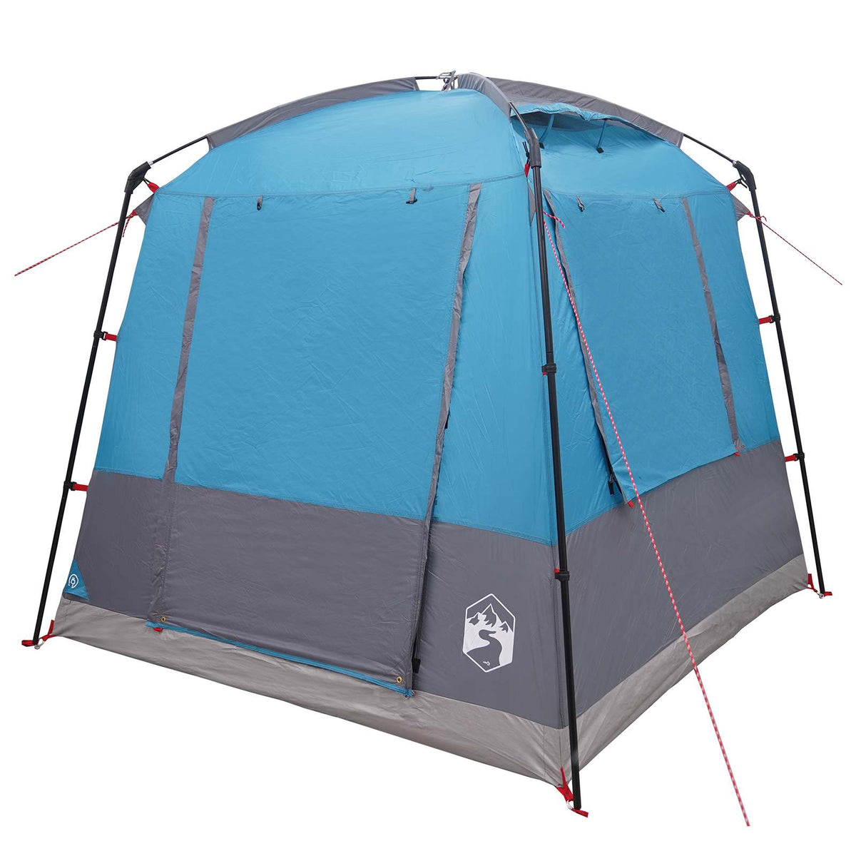 Party Tent 4-personers Blå 185T Polyester med PU Coating