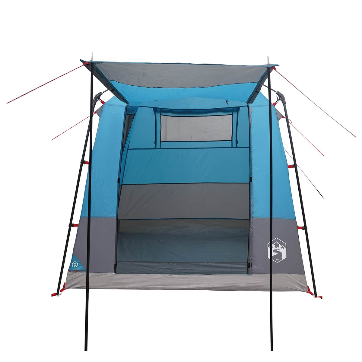 Party Tent 4-personers Blå 185T Polyester med PU Coating