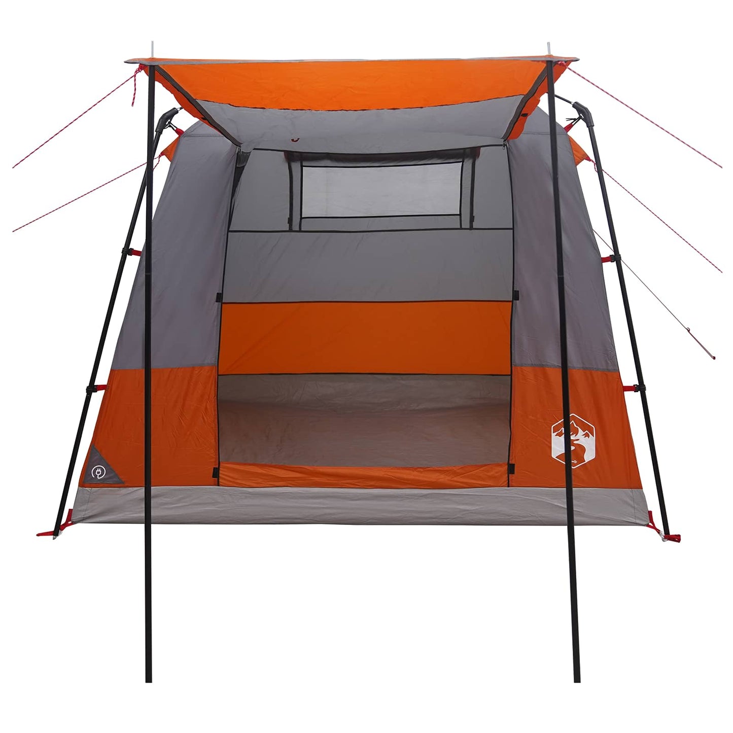Party Tent 4-personers Grå og orange