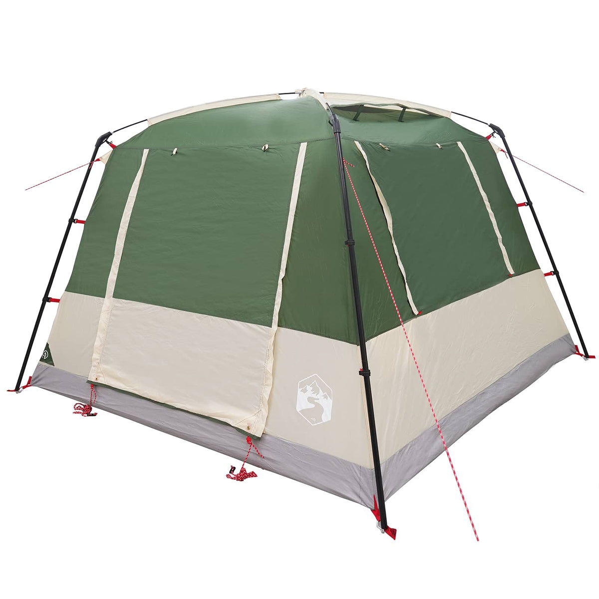 Party Tent 10-personers Grøn 185T Polyester med PU Coating