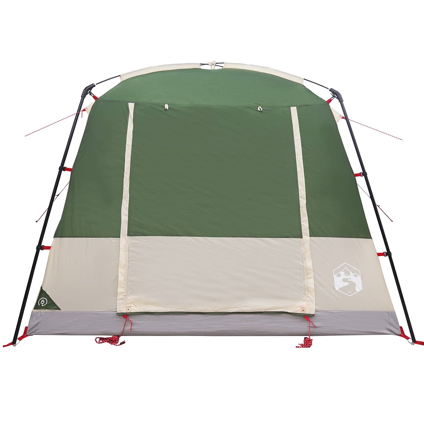 Party Tent 10-personers Grøn 185T Polyester med PU Coating