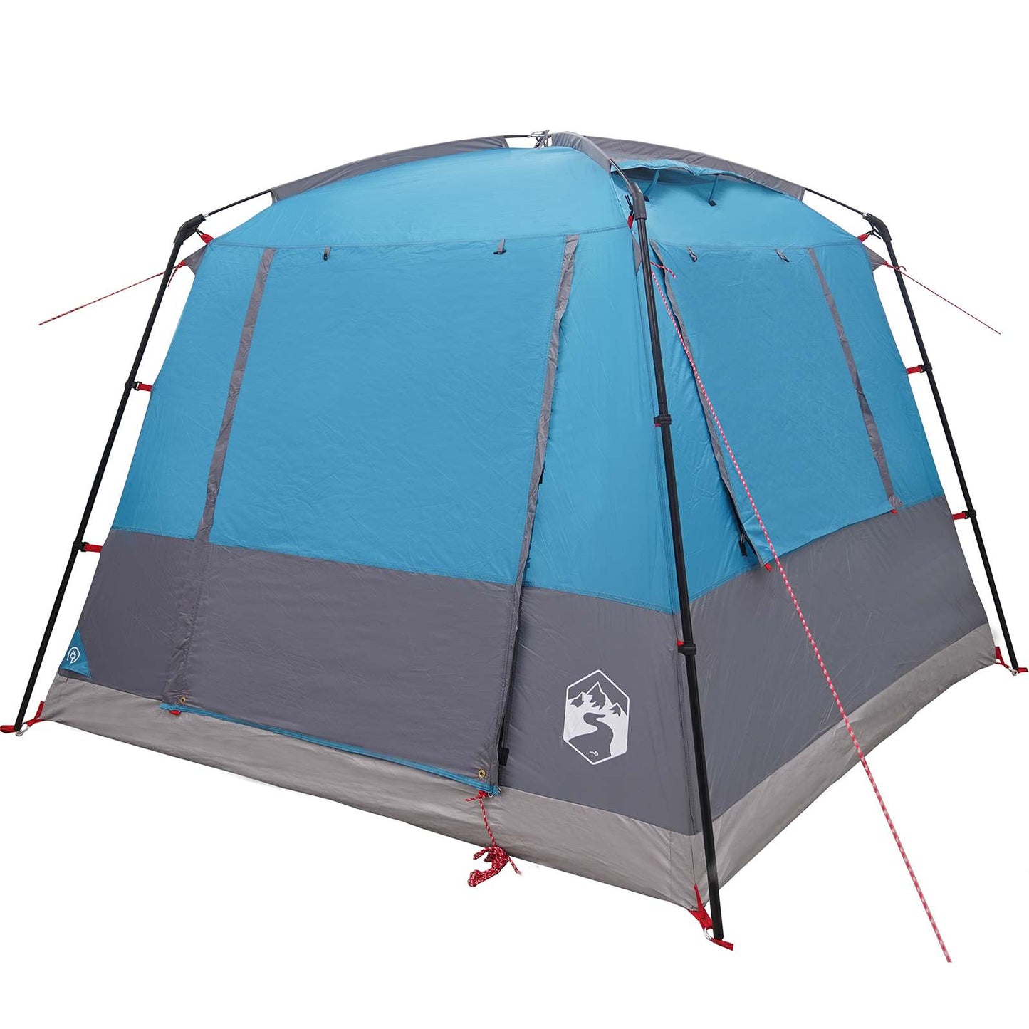 Party Tent 10-personers Blå 185T Polyester med PU Coating