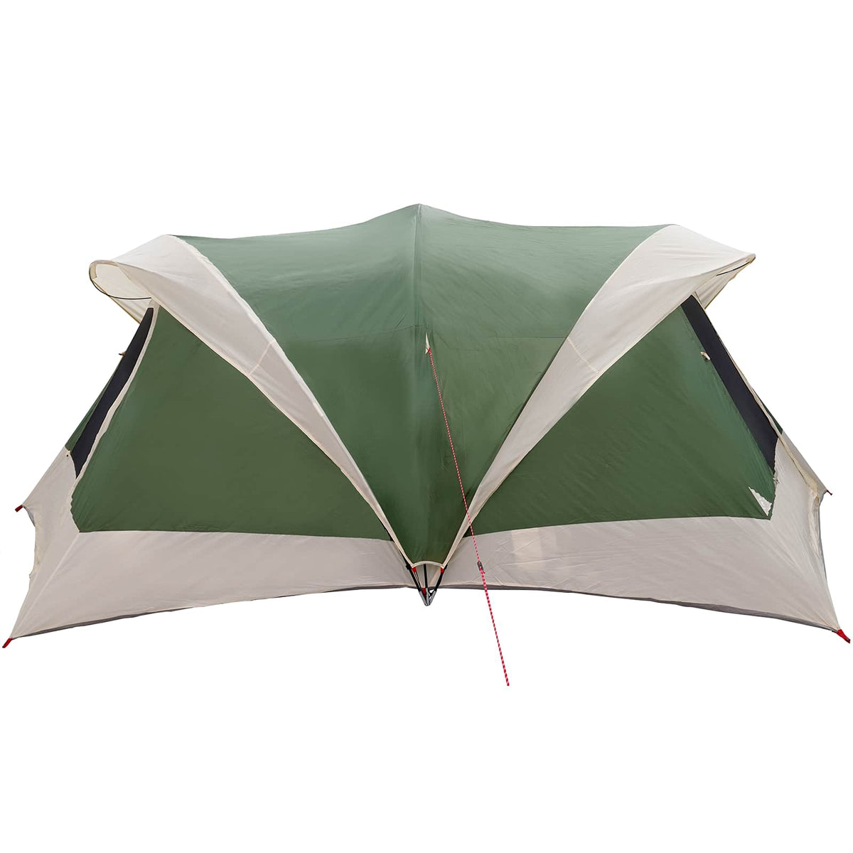 Familietelt 14-personers Grøn 185T Polyester med PU Coating