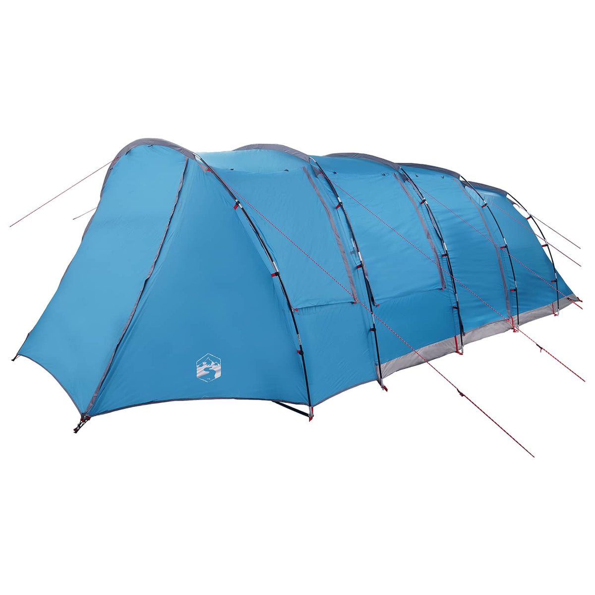 Tunneltelt 675 x 392 x 210 cm Blå 185T Polyester med PU Coating