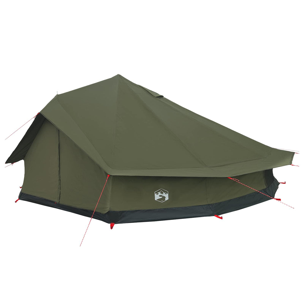 Familietelt Army Grøn 12-person Polybomuld