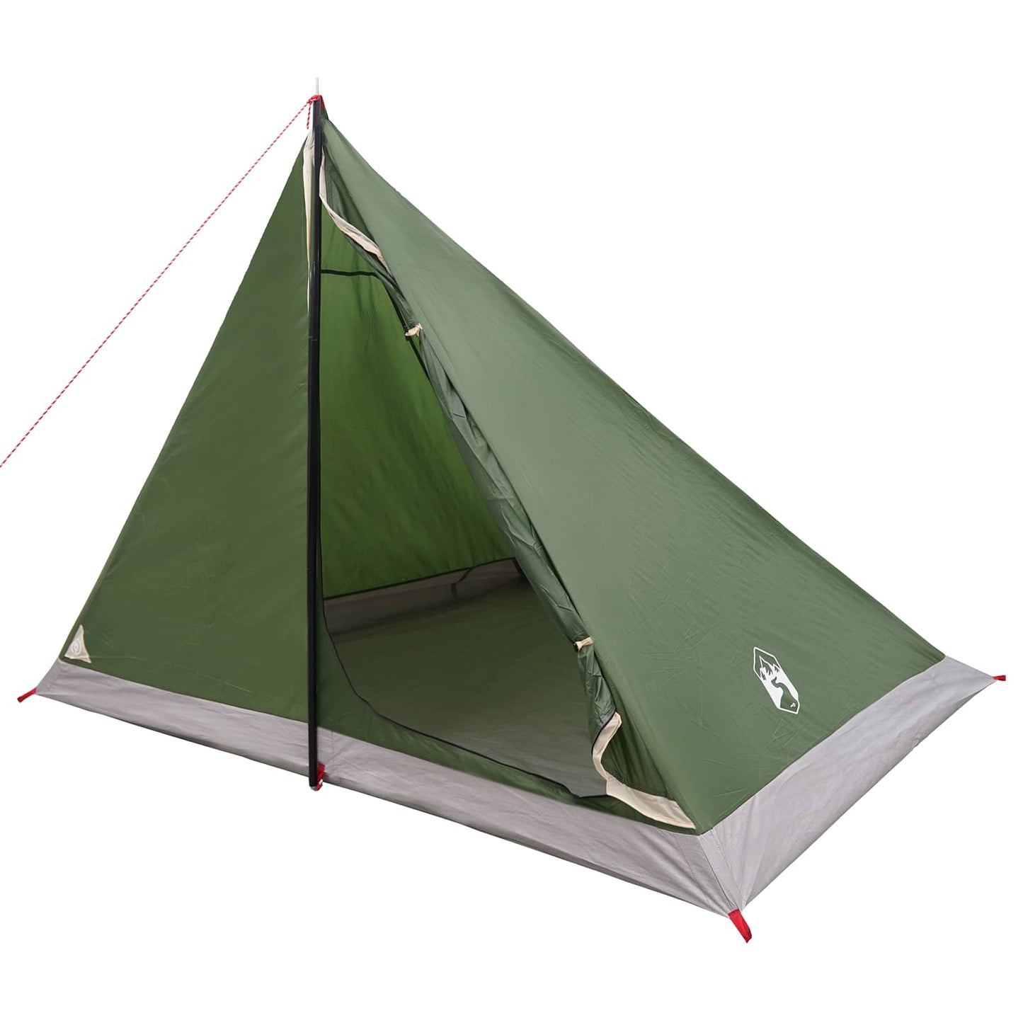 Backpacking Telt 4-personers Grøn 185T Polyester med PU Coating