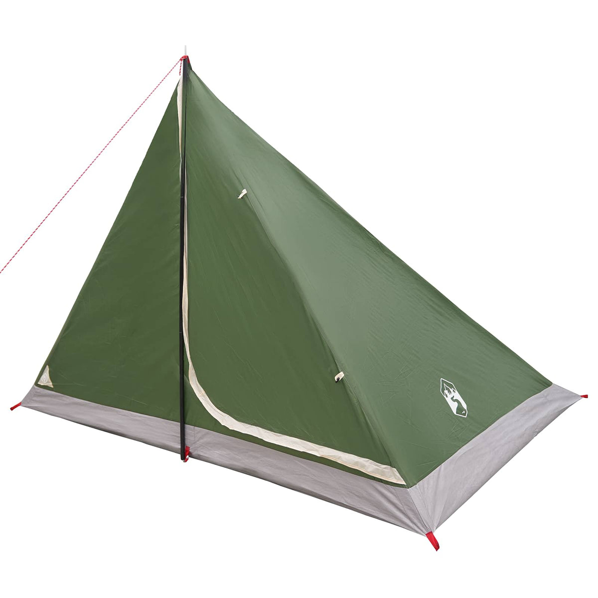 Backpacking Telt 4-personers Grøn 185T Polyester med PU Coating