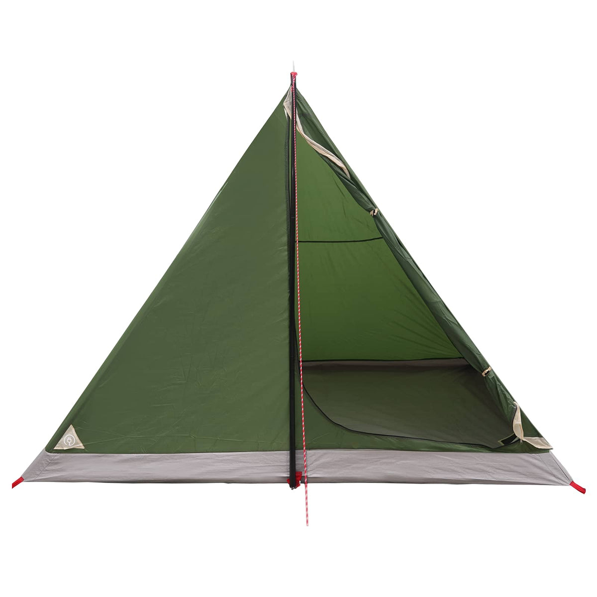 Backpacking Telt 4-personers Grøn 185T Polyester med PU Coating