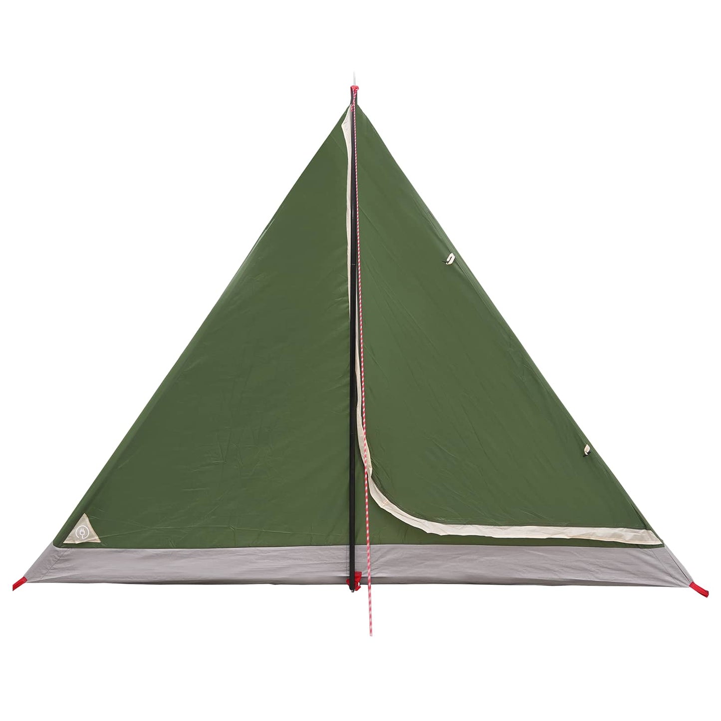 Backpacking Telt 4-personers Grøn 185T Polyester med PU Coating