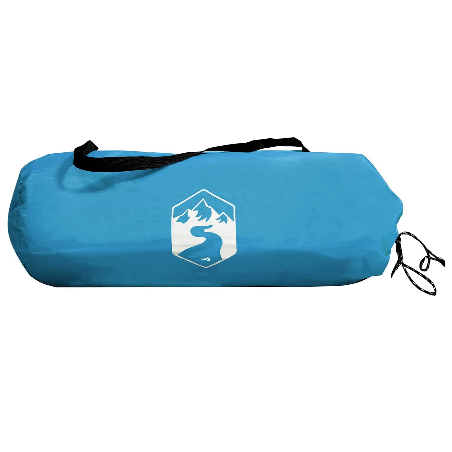 Backpacking Telt 4-personers Blå 185T Polyester med PU Coating