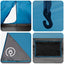 Backpacking Telt 4-personers Blå 185T Polyester med PU Coating