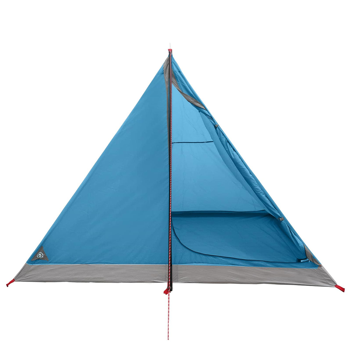 Backpacking Telt 4-personers Blå 185T Polyester med PU Coating