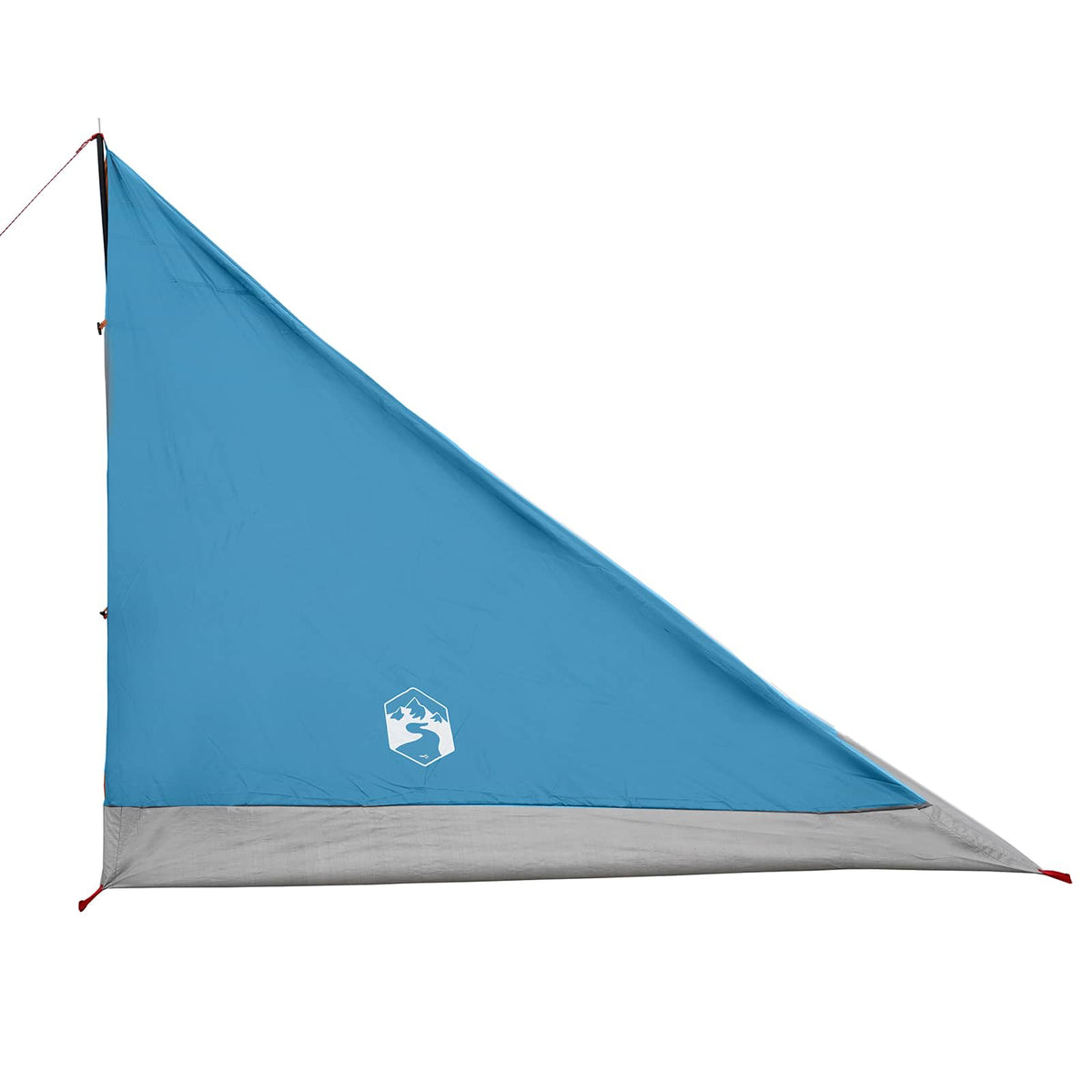 Backpacking Telt 4-personers Blå 185T Polyester med PU Coating