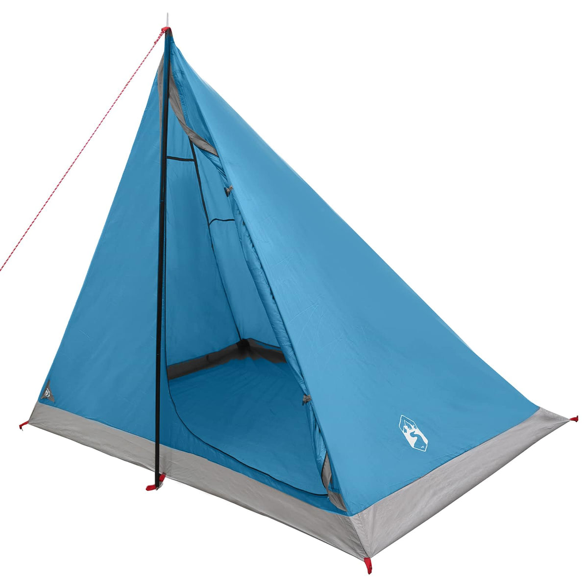 Backpacking Telt 2-personers Blå 185T Polyester med PU Coating