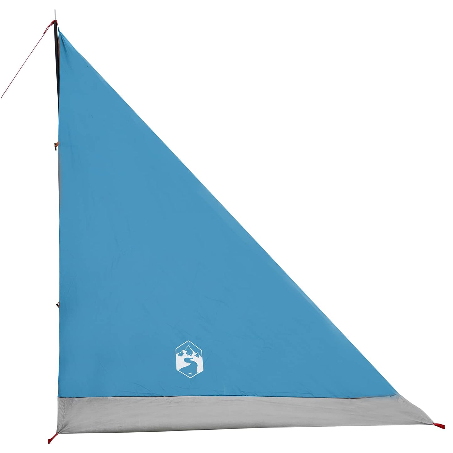Backpacking Telt 2-personers Blå 185T Polyester med PU Coating
