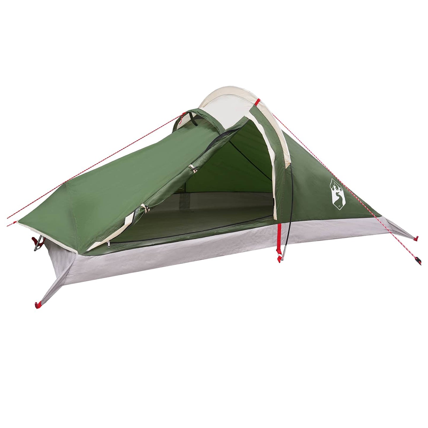 Backpacking Telt 4-personers Grøn 185T Polyester med PU Coating