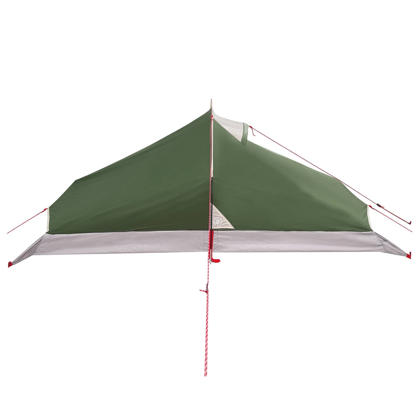 Backpacking Telt 4-personers Grøn 185T Polyester med PU Coating