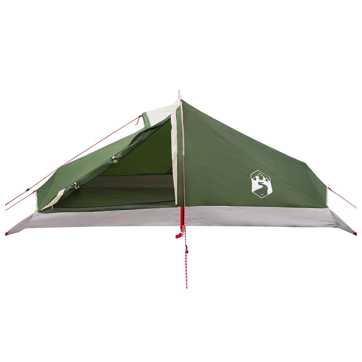 Backpacking Telt 4-personers Grøn 185T Polyester med PU Coating