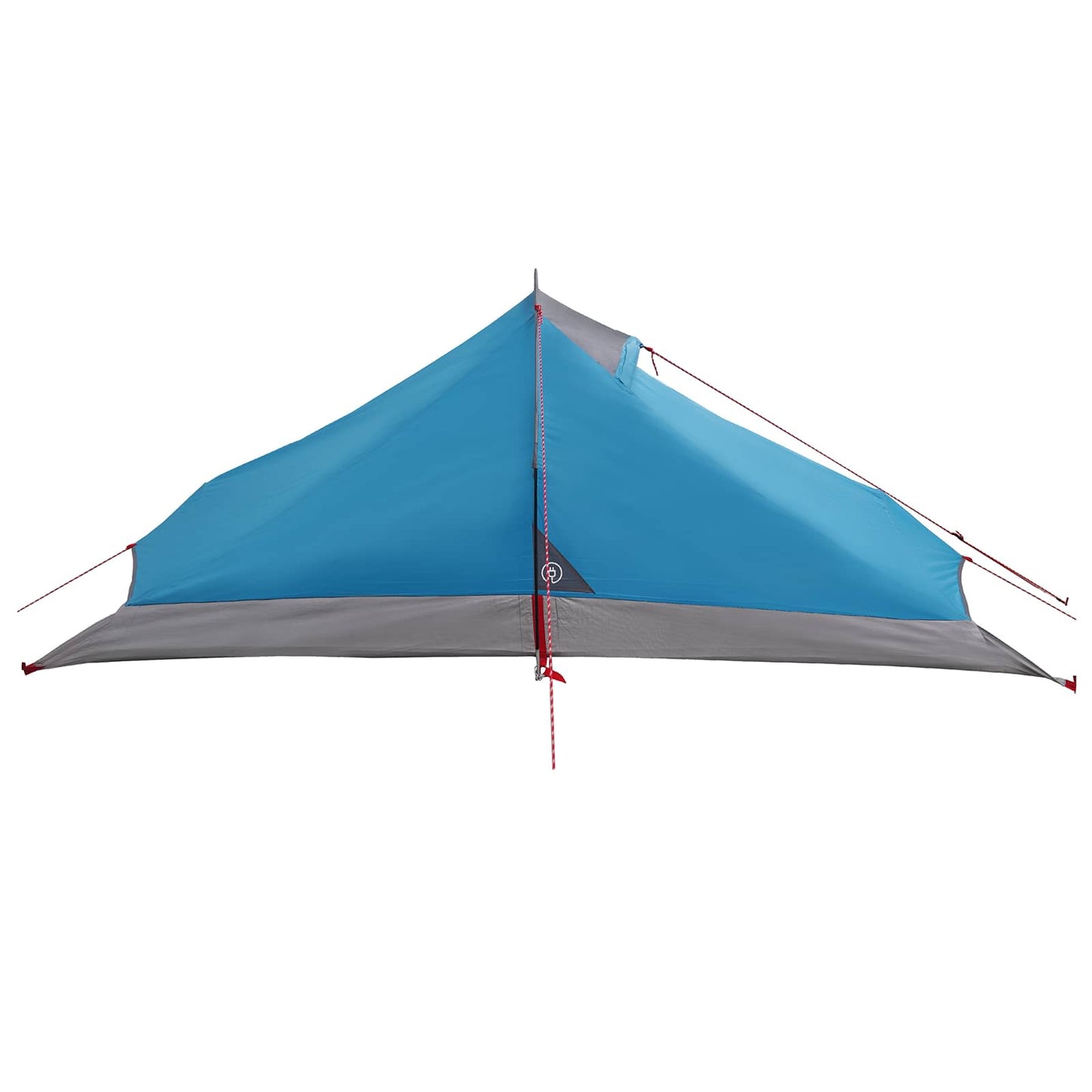 Backpacking Telt 4-personers Blå 185T Polyester med PU Coating
